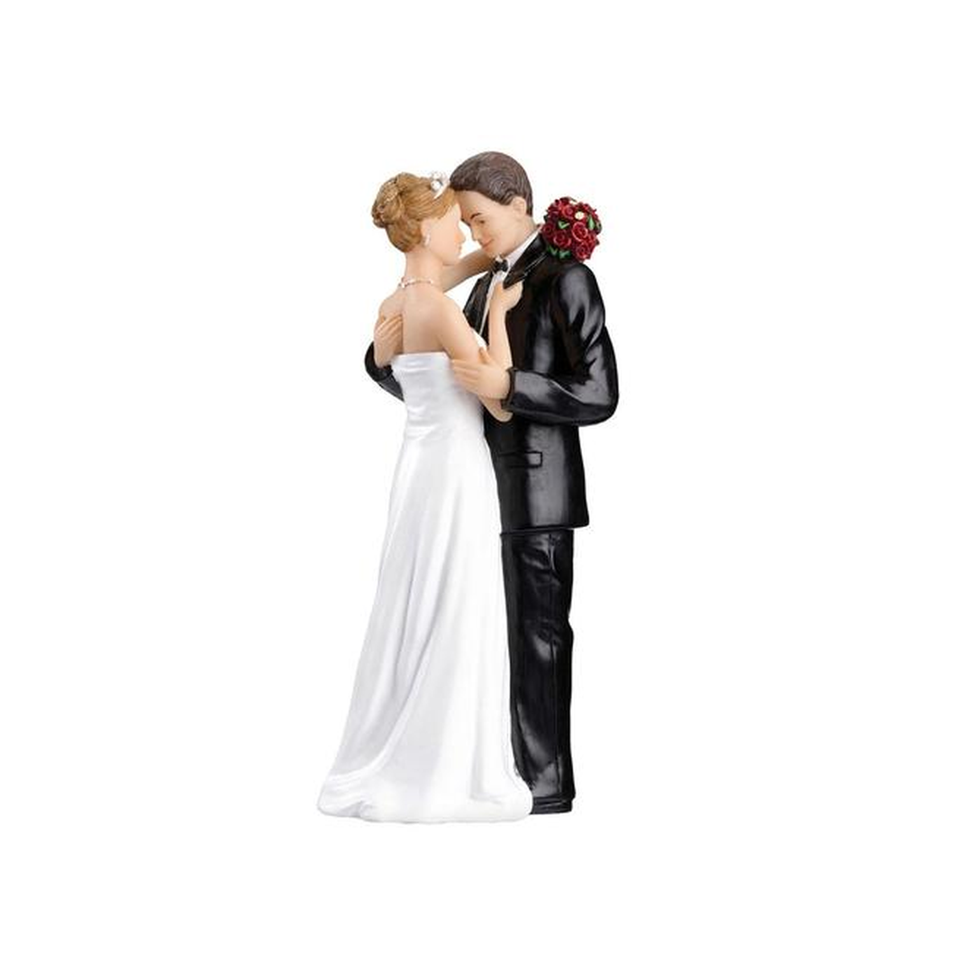 CAUCASIAN TENDER MOMENTS CAKE TOPPER