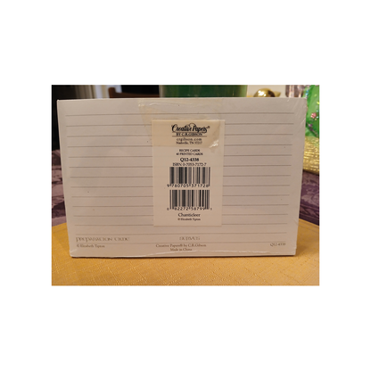 CHANTICLEER RECIPE CARDS