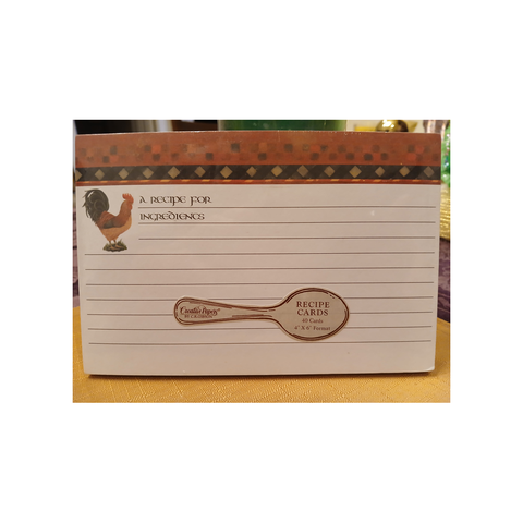 CHANTICLEER RECIPE CARDS