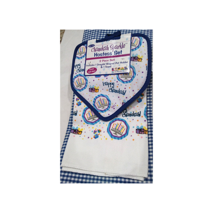 CHANUKAH SPARKLE HOSTESS SET