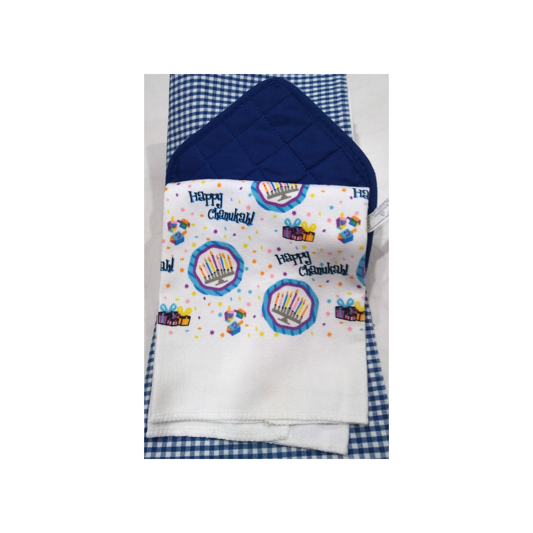 CHANUKAH SPARKLE HOSTESS SET