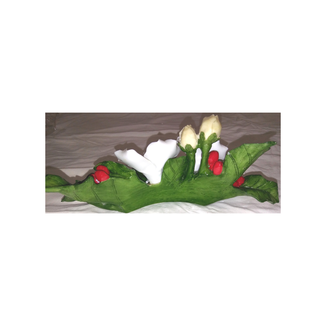 CHRISTMAS ROSES DECOR PIECE