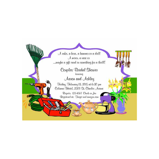 COUPLES GIFTS CUSTOM INVITATION