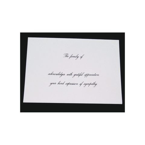 CRANE SYMPATHY NOTES