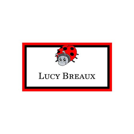 CUTE LADYBUG PERSONALIZED GIFT OR CALLING CARDS