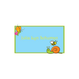 CUTE SNAIL, BEE AND BUTTERFLY PERSONALIZED GIFT OR CALLING CARDS