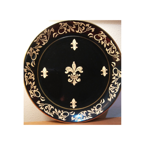 DECORATIVE  BLACK FDL PLATE