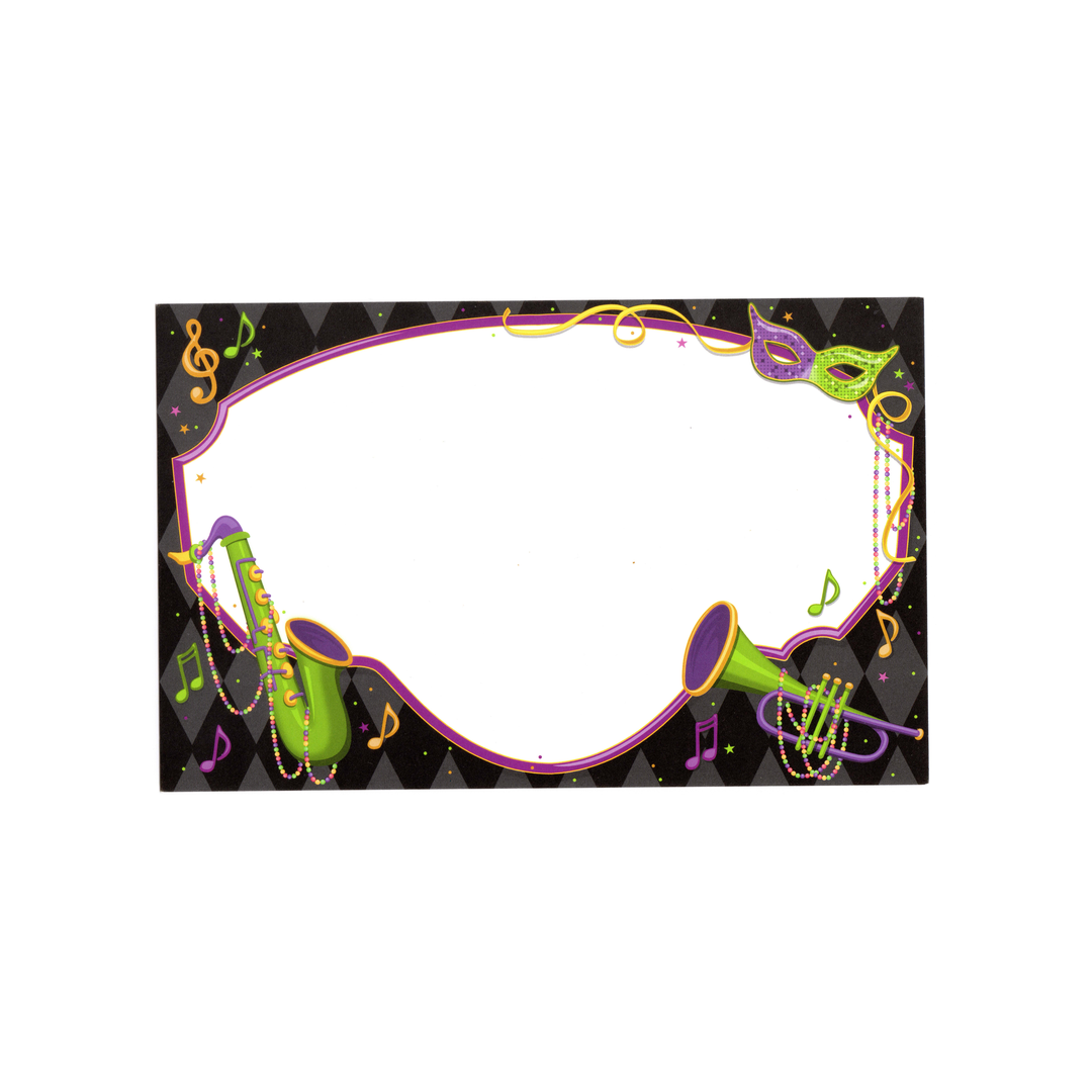 DIXIELAND MARDI GRAS - BLANK INVITATION
