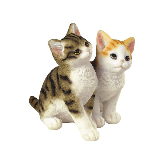 DOUBLE KITTENS FIGURINE