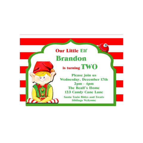 ELF CUSTOM INVITATION