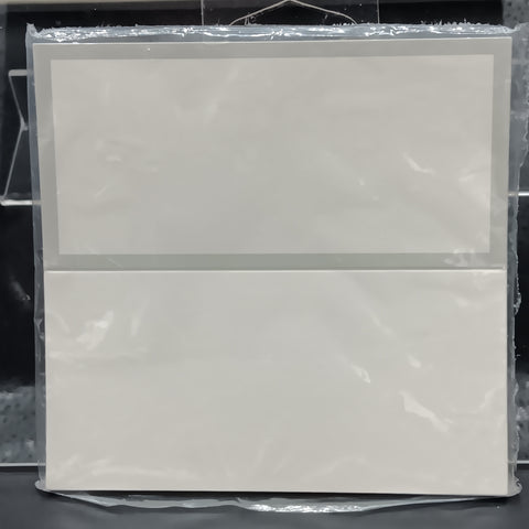 SILVER BORDER PLACE CARDS