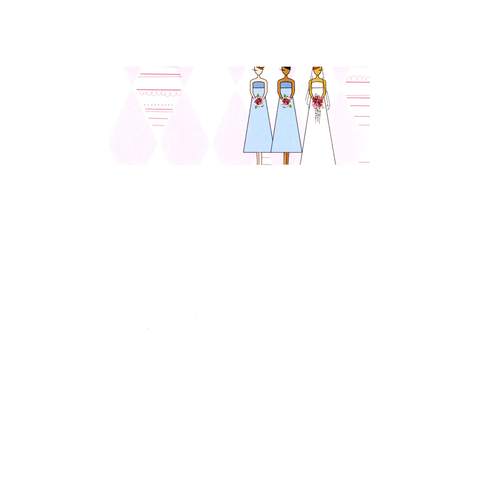 ETHNIC BRIDESMAIDS - BLANK STOCK INVITATION
