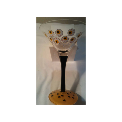 EYEBALLS MARTINI GLASS
