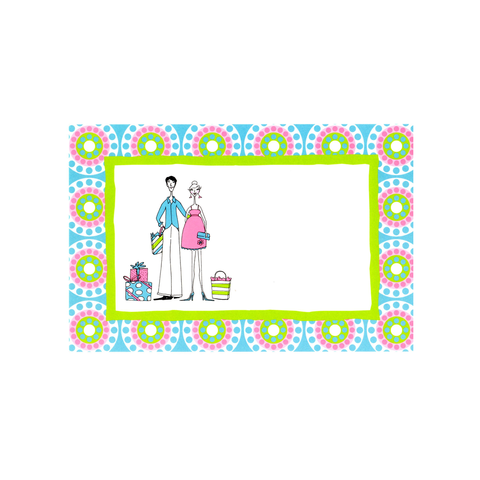 FAB BABY COUPLE - BLANK STOCK INVITATION