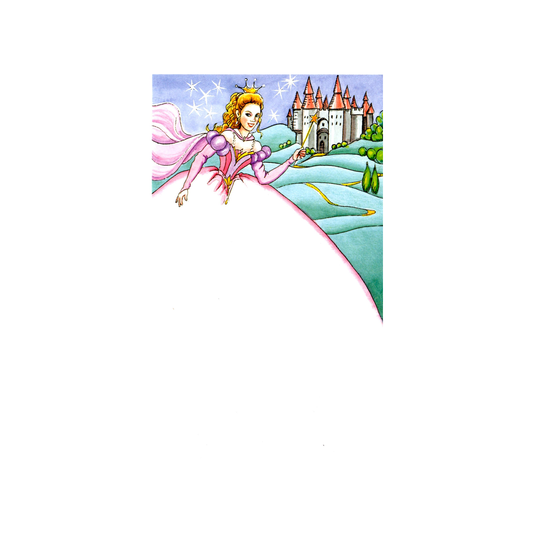 FAIRY PRINCESS - BLANK STOCK INVITATIONS