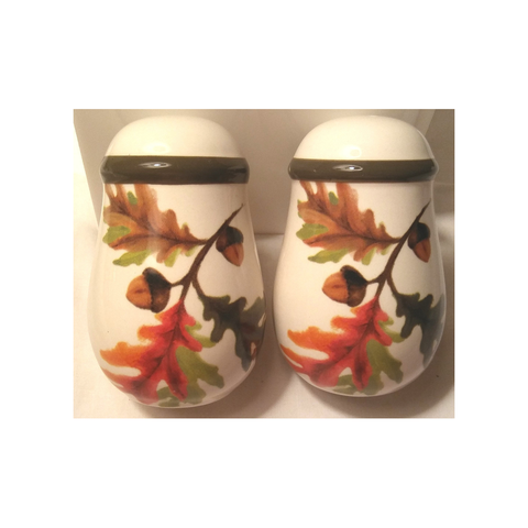 FALL LEAFS SALT AND PEPPER SHAKERS