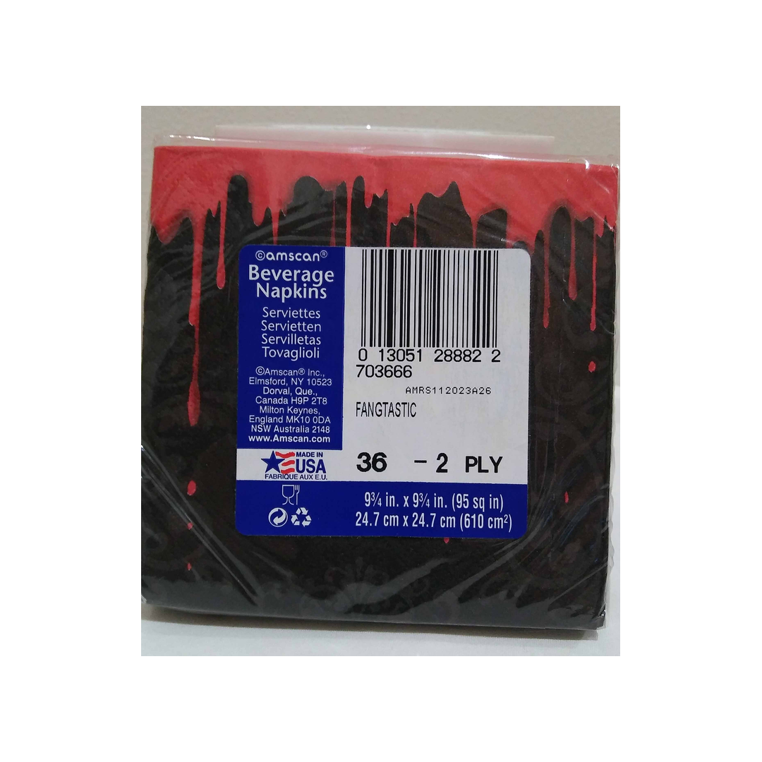 FANGTASTIC BEVERAGE NAPKINS