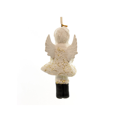 FATHER FROST SINGING ANGEL BELL ORNAMENT