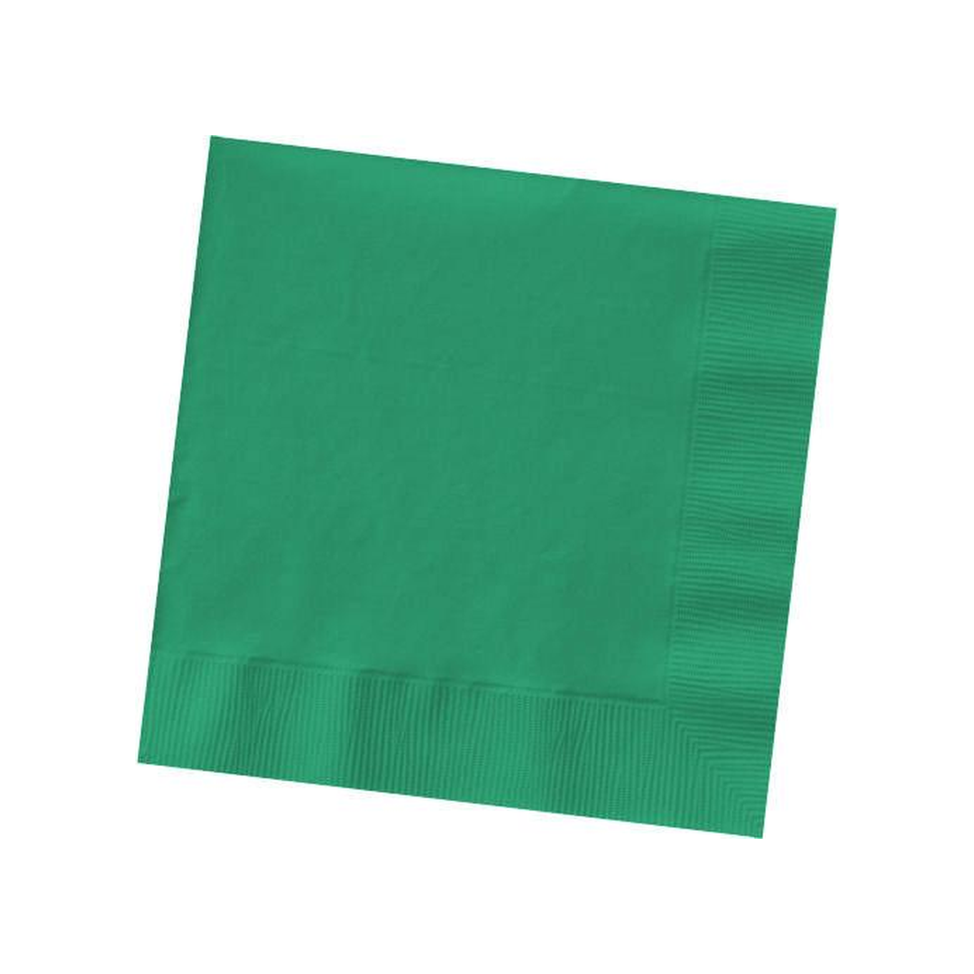 FESTIVE GREEN 3 PLY LUNCHEON NAPKINS
