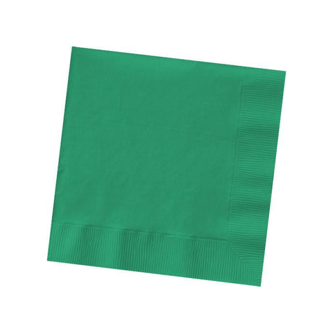FESTIVE GREEN 3 PLY LUNCHEON NAPKINS