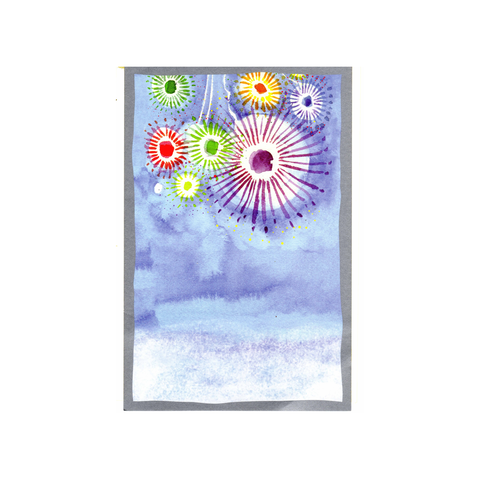 FIREWORKS - BLANK INVITATIONS