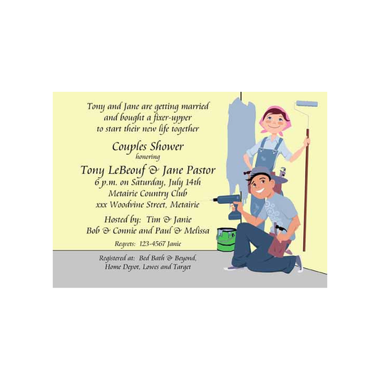 FIXER UPPER CUSTOM INVITATION