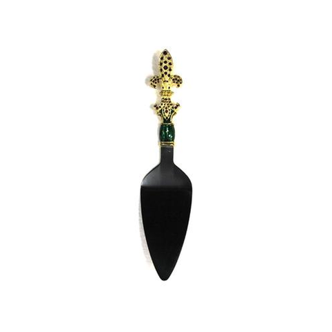 FLEUR DE LIS-MARDI GRAS CAKE SERVER