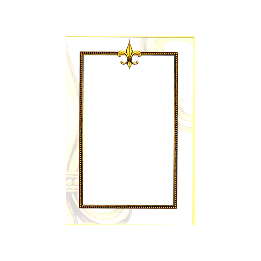 FLEUR DE LIS MEDLEY - BLANK STOCK INVITATION