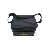 FLEUR DE LIS NYLON INSULATED LUNCH BAG