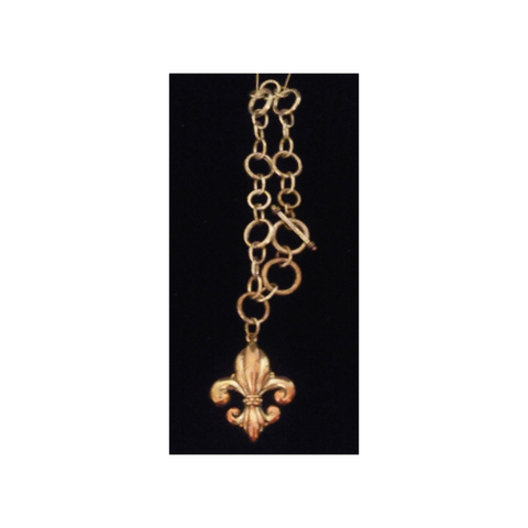 FLEUR DE LIS PENDANT BRACELET