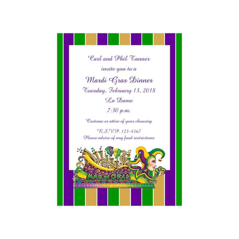 FLOAT CUSTOM INVITATION