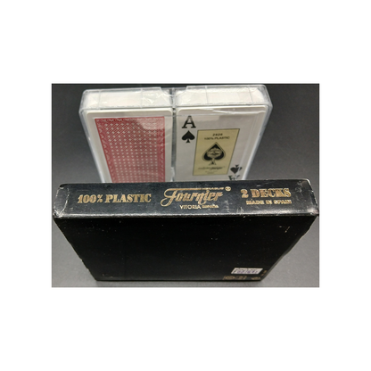 FOURNIER/CONGRESS 100% PLASTIC IMPORTED BRIDGE CARDS