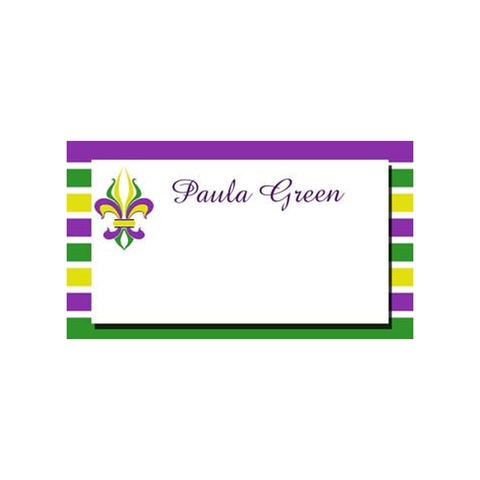 FRENCH FLEUR DE LIS (FDL) IN PGG PERSONALIZED GIFT OR CALLING CARDS
