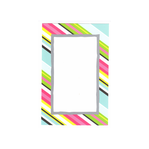 FUNKY DIAGONAL STRIPES - BLANK STOCK