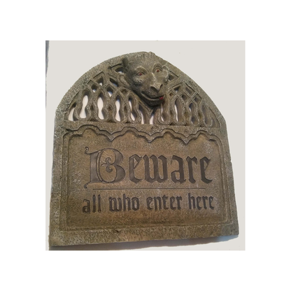 GARGOYLE PLAQUE