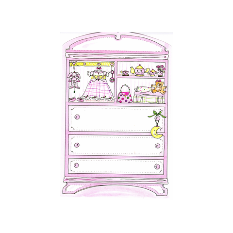 GIRL'S ARMOIRE - BLANK INVITATION