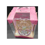 GLASS ANNIVERSARY WEDDING BELLS FIGURINE
