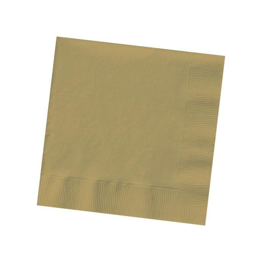 GOLD 3 PLY LUNCHEON NAPKINS