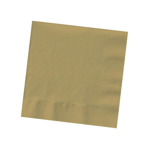 GOLD 3 PLY LUNCHEON NAPKINS