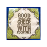 GOOD TIDINGS PAPER BEVERAGE NAPKINS