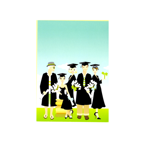 GRADUATION GROUP - BLANK STOCK INVITATION
