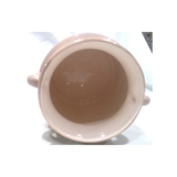 GRAY DIPPED CERAMIC CONTAINER