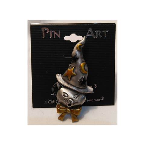 HALLOWEEN CAT PIN/BROOCH