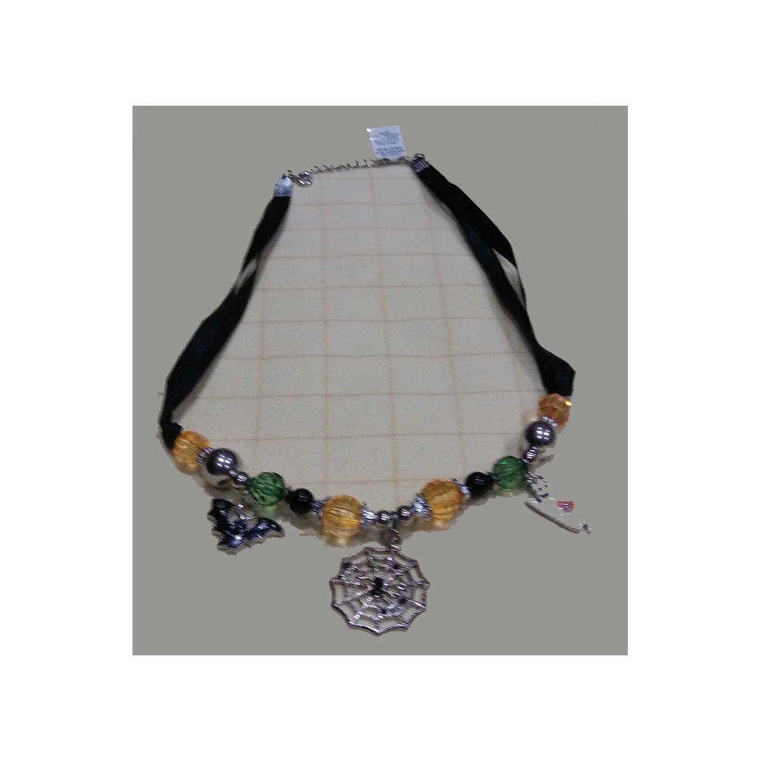 HALLOWEEN RIBBON NECKLACE