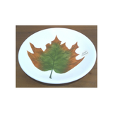 HAND PAINTED FALL LEAF PLATE