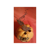 HAUNTED HOUSE PUMPKIN VOTIVE HOLDER