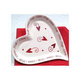 HEART SHAPED DECORATIVE PLATE