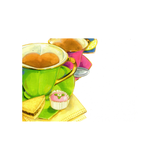 HEART TEA CUPS - BLANK STOCK INVITATION