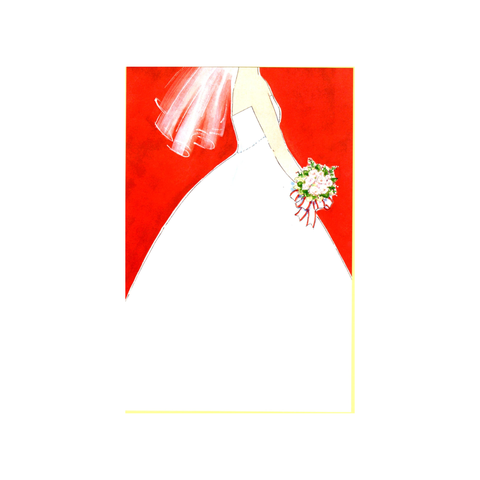 HOLIDAY BRIDE BLANK STOCK INVITATION