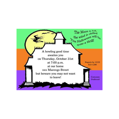 HOUSE OUTLINE CUSTOM INVITATION